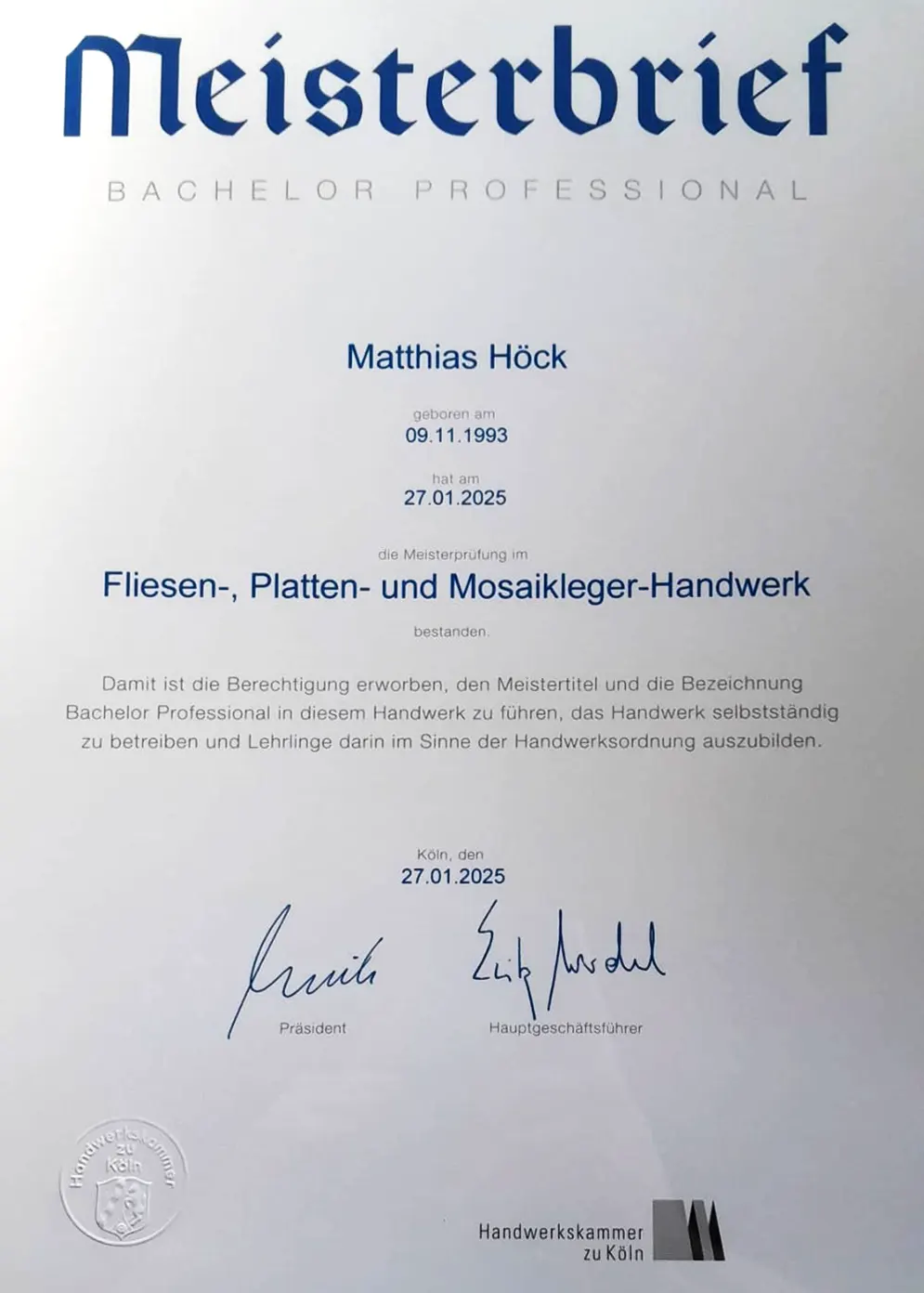 Meisterbrief